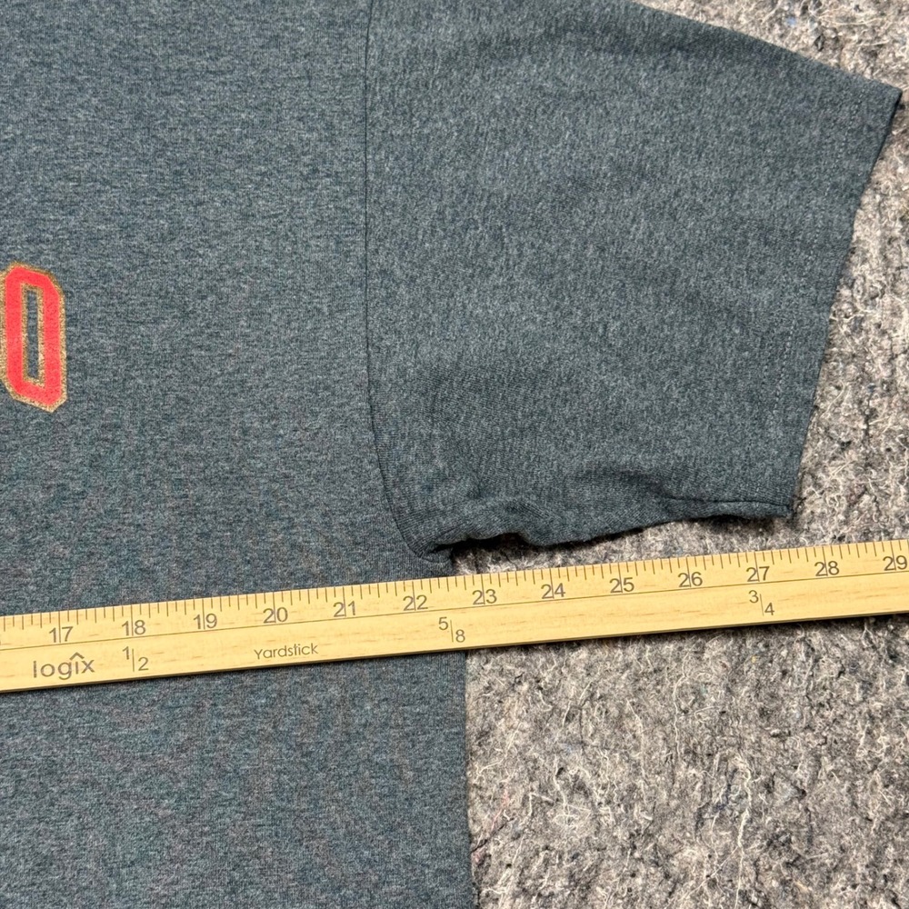 NFL Team Apparel San Francisco 49ers T-Shirt‎ Mens XL Charcoal Grey Graphic Tee - Picture 4 of 9